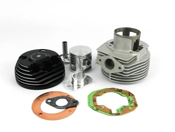 Offre Limitée Vérins -PARMAKIT TSV66 &lsquo;sixty six&rsquo; 195ccm 3 canaux, course 57mm, bielle 110mm, axe de piston Ø16mm – Vespa PX125, PX150, Cosa125, Cosa150, LML Star 125/150, Stella 125/150